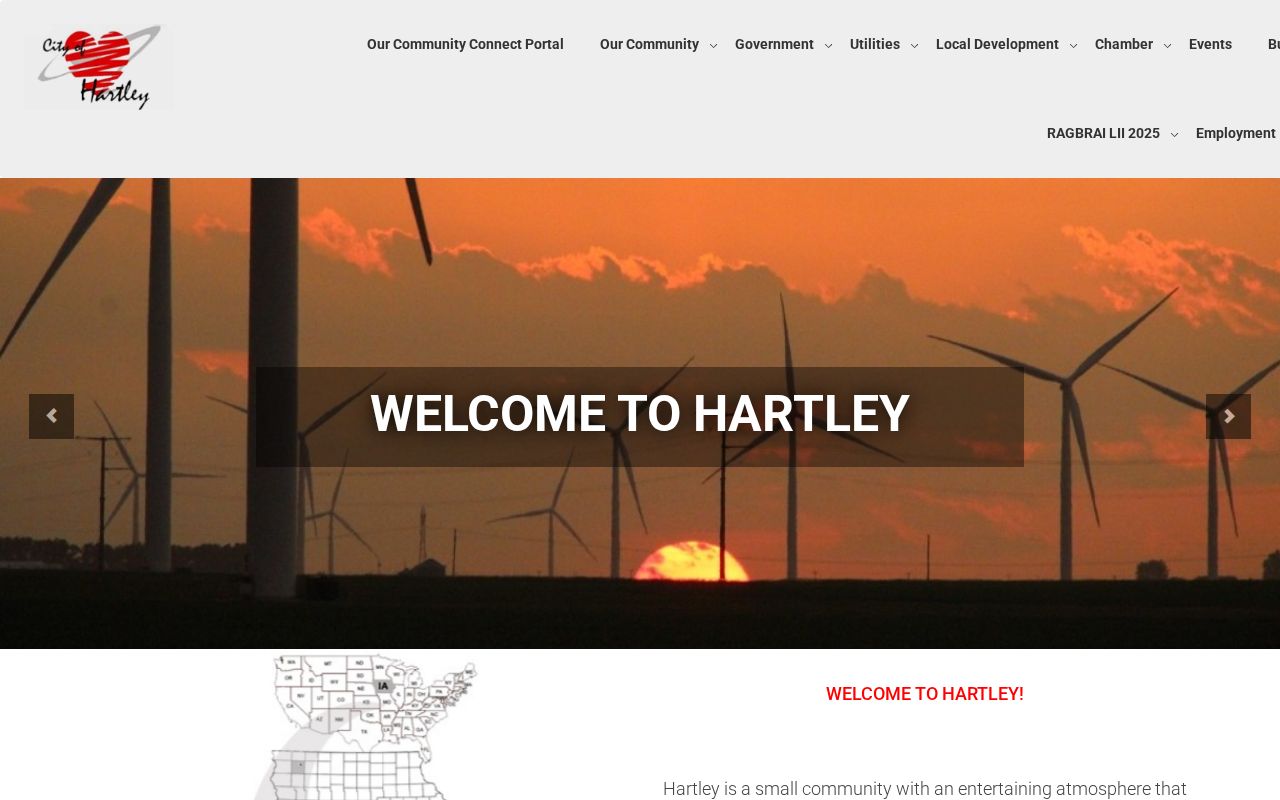 Hartley criminal history access through the official City of Hartley website