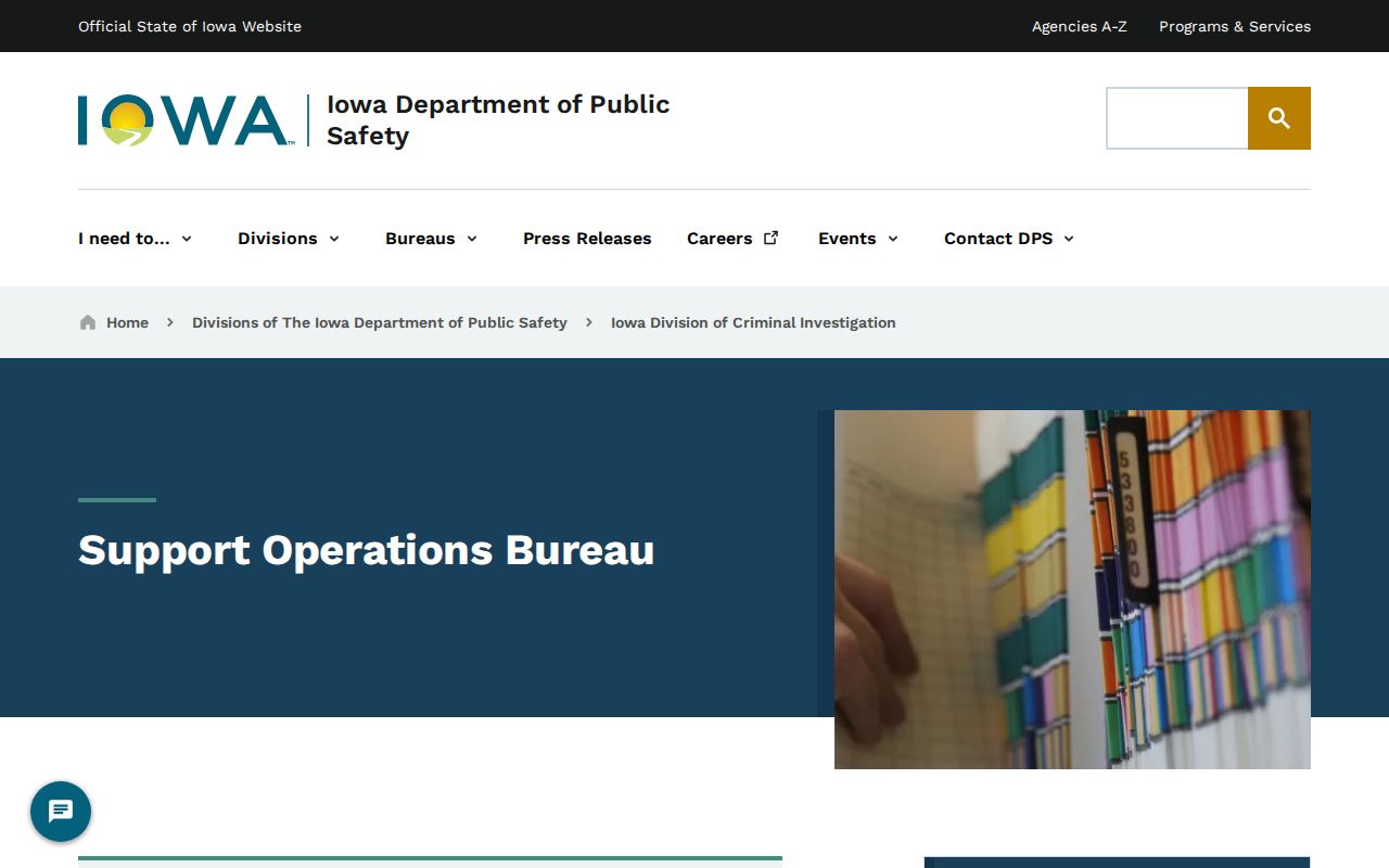 O'Brien County criminal records and Iowa DCI repository operations
